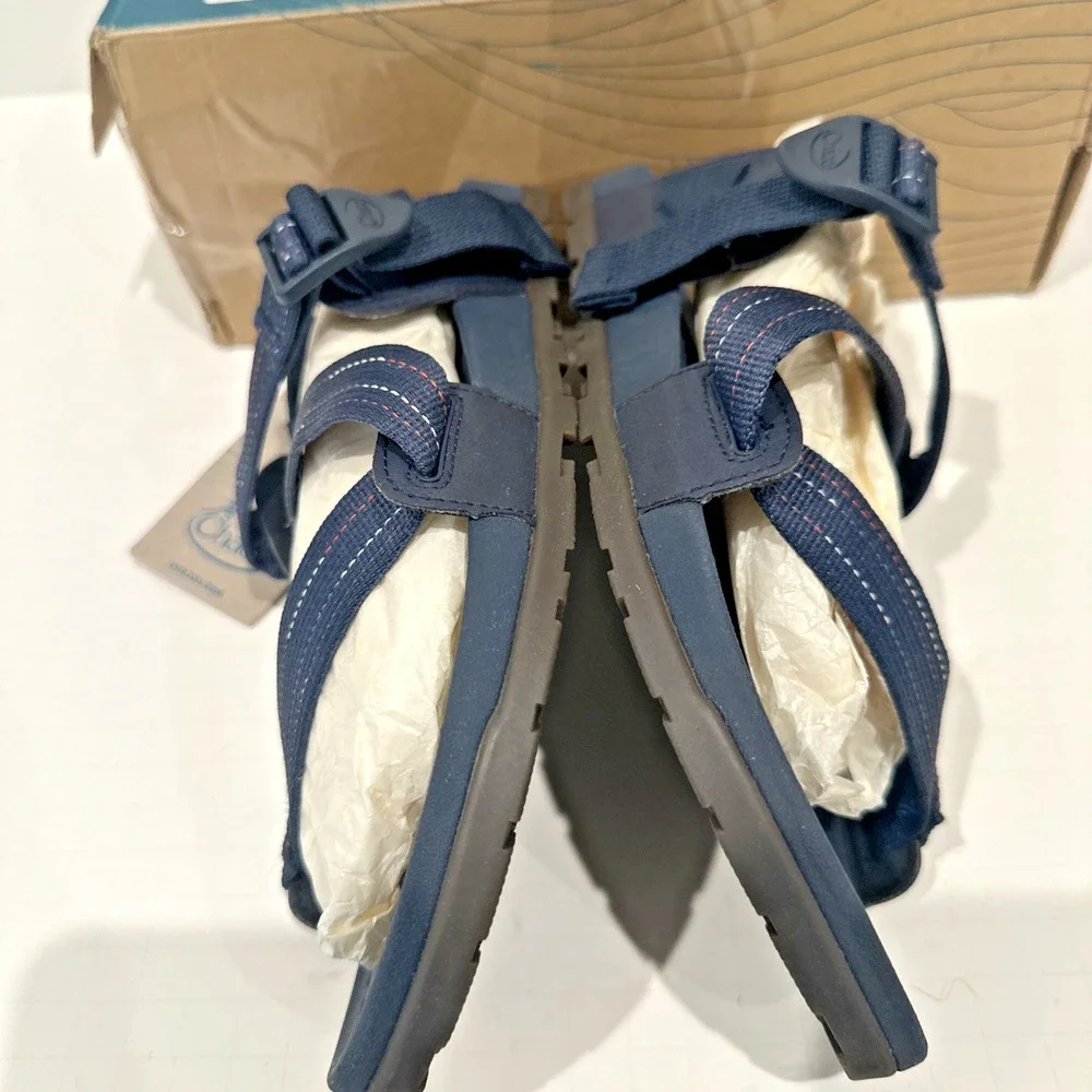 Chaco Men Size 8/ EU 41 Lowdown Strappy Sandal Navy Outdoor